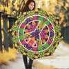 Psychedelic Hippie Peace Sign Print Foldable Umbrella