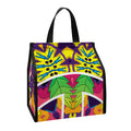Psychedelic Hippie Peace Sign Print Insulated Lunch Tote