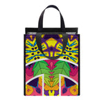 Psychedelic Hippie Peace Sign Print Insulated Lunch Tote