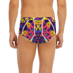Psychedelic Hippie Peace Sign Print Men's Briefs