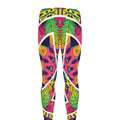 Psychedelic Hippie Peace Sign Print Men's Leggings