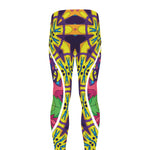 Psychedelic Hippie Peace Sign Print Men's leggings