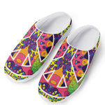 Psychedelic Hippie Peace Sign Print Mesh Casual Shoes