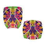 Psychedelic Hippie Peace Sign Print Office Chair Cover