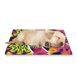 Psychedelic Hippie Peace Sign Print Pet Cooling Mat Cover