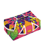 Psychedelic Hippie Peace Sign Print Rectangle Tissue Box Cover