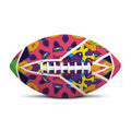 Psychedelic Hippie Peace Sign Print Rugby Ball
