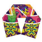 Psychedelic Hippie Peace Sign Print Scarf