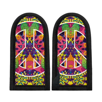 Psychedelic Hippie Peace Sign Print Skillet Handle Cover