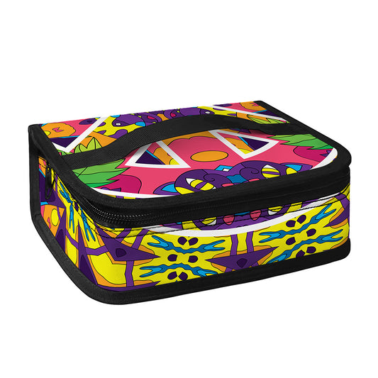 Psychedelic Hippie Peace Sign Print Small Lunch Bag