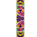 Psychedelic Hippie Peace Sign Print Table Runner