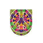 Psychedelic Hippie Peace Sign Print Toilet Lid Cover