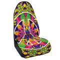 Psychedelic Hippie Peace Sign Print Waterproof Car Seat Cover