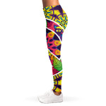 Psychedelic Hippie Peace Sign Print Women's Leggings