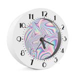 Psychedelic Holographic Print Alarm Clock