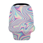 Psychedelic Holographic Print Baby Seat Cover