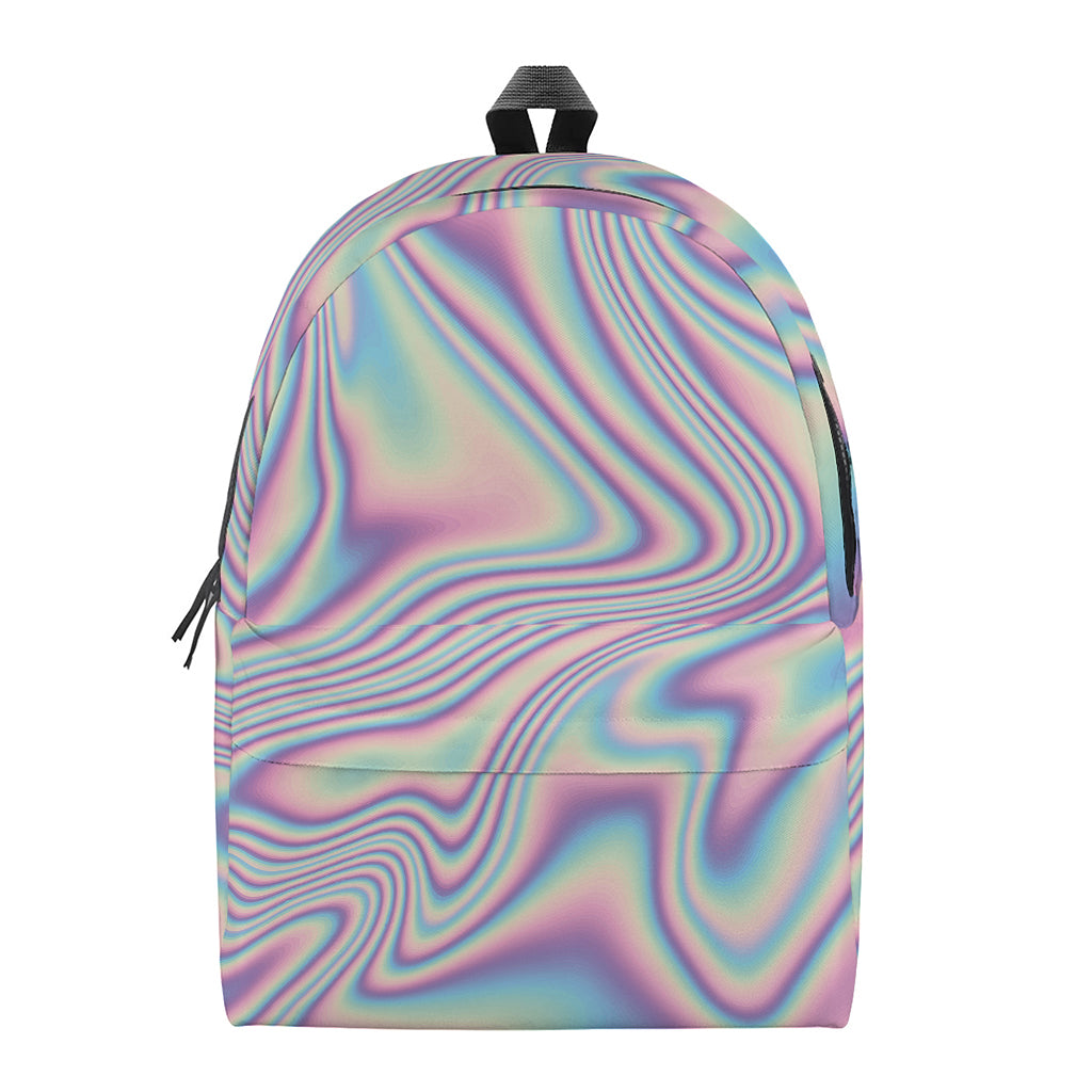 Psychedelic Holographic Print Backpack