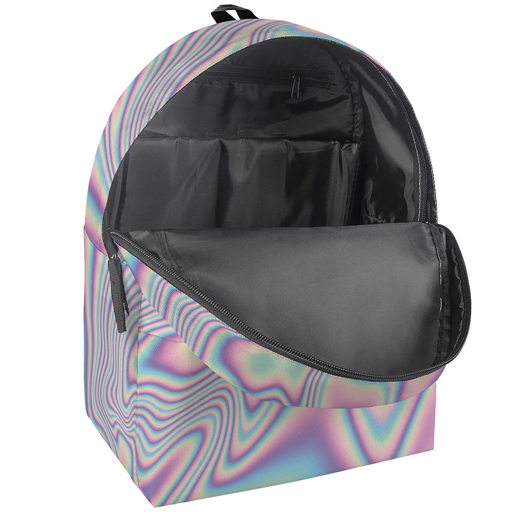 Psychedelic Holographic Print Backpack