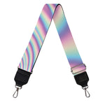 Psychedelic Holographic Print Bag Strap