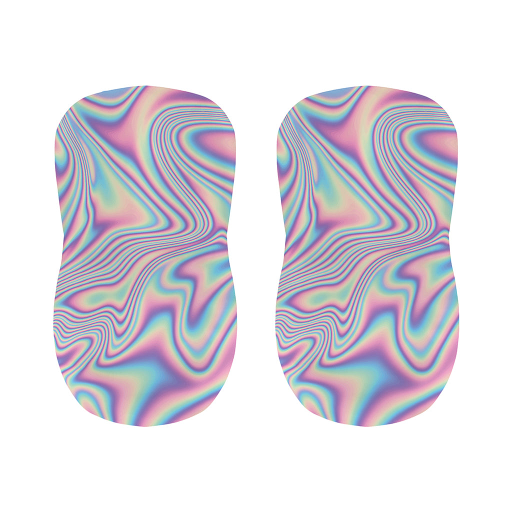 Psychedelic Holographic Print Bar Stool Covers