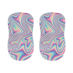 Psychedelic Holographic Print Bar Stool Covers