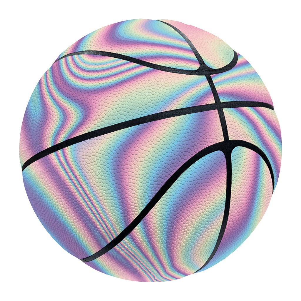 Psychedelic Holographic Print Basketball