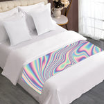 Psychedelic Holographic Print Bed Runner