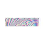 Psychedelic Holographic Print Bed Runner