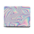 Psychedelic Holographic Print Bifold Wallet