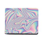 Psychedelic Holographic Print Bifold Wallet