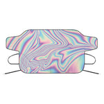 Psychedelic Holographic Print Car Windshield Snow Cover