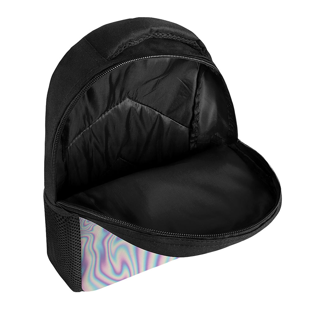Psychedelic Holographic Print Casual Backpack