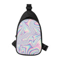 Psychedelic Holographic Print Sling Bag