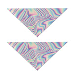 Psychedelic Holographic Print Dog Bandana