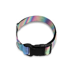 Psychedelic Holographic Print Dog Collar