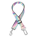 Psychedelic Holographic Print Dog Seat Belt