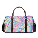 Psychedelic Holographic Print Duffle Bag