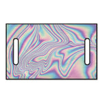 Psychedelic Holographic Print Golf Cart Seat Cover