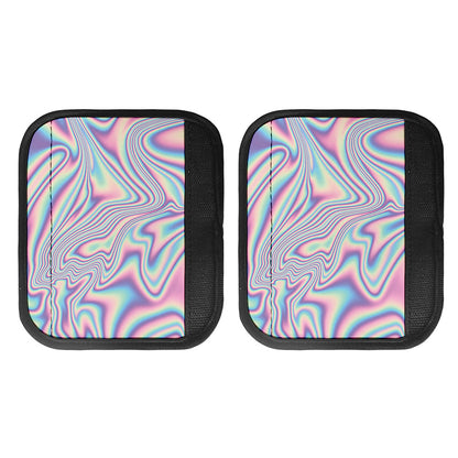 Psychedelic Holographic Print Handle Covers