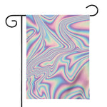 Psychedelic Holographic Print House Flag