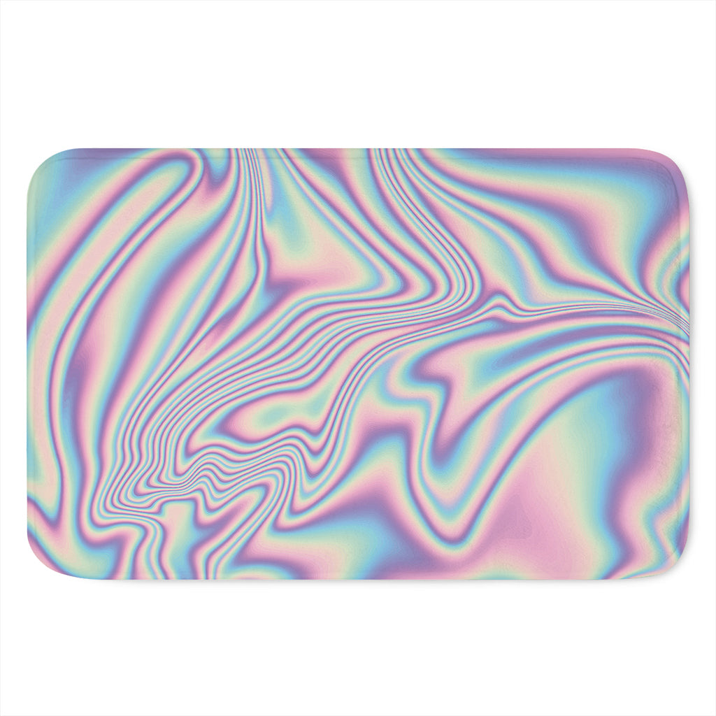 Psychedelic Holographic Print Indoor Door Mat