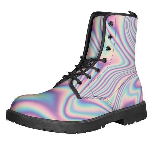 Psychedelic Holographic Print Backpack