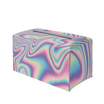 Psychedelic Holographic Print Leather Tissue Box Cover