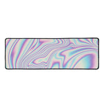 Psychedelic Holographic Print Long Kitchen Mat