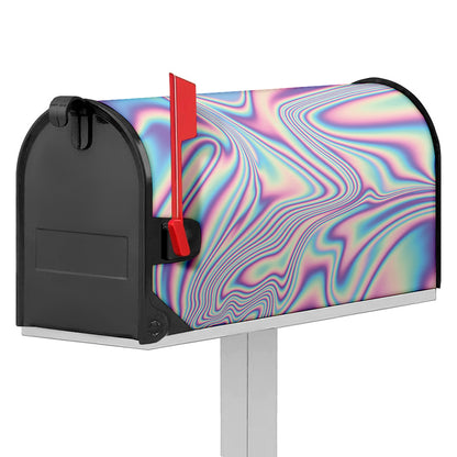 Psychedelic Holographic Print Mailbox Cover