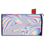 Psychedelic Holographic Print Mailbox Cover