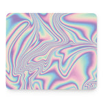Psychedelic Holographic Print Mouse Pad