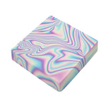 Psychedelic Holographic Print Outdoor Seat Cushion Cover