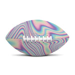 Psychedelic Holographic Print Rugby Ball