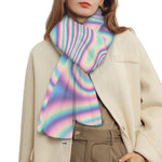 Psychedelic Holographic Print Scarf